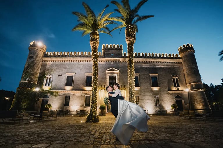 Organizzare un matrimonio a Natale a Castello Monaci