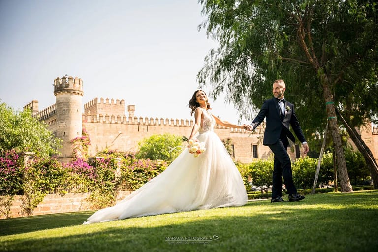 matrimonio civile al castello. Sposi Emanuele e Sara