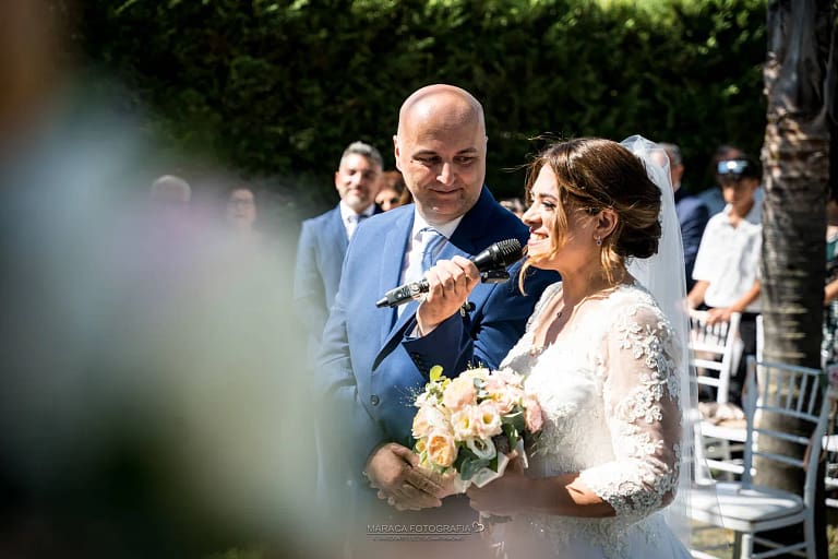 Matrimonio a Villa Marchesi rito civile sposi Luigi e Monia